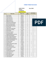 Format Pendataan Pin SD