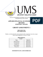 Technical Financial Economics - Group Assignment 1 (2021)