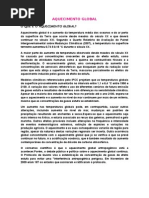 Trabalho de Biologia-Aquecimento Global