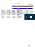 Account Activity: Transaction Date Value Date Reference Description Debit Credit