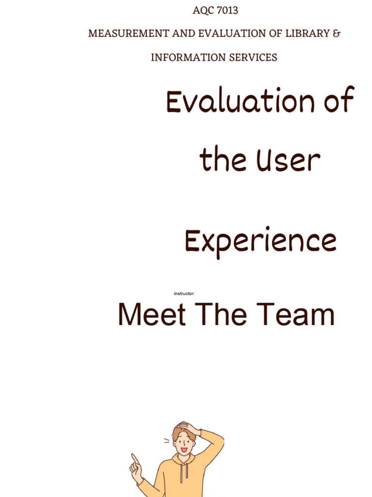 Evaluation of User Experience | PDF