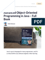 Advanced Object-Oriented Programming in Java - Full Book
