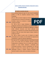 Año Desarrollo Social y Económico Del País