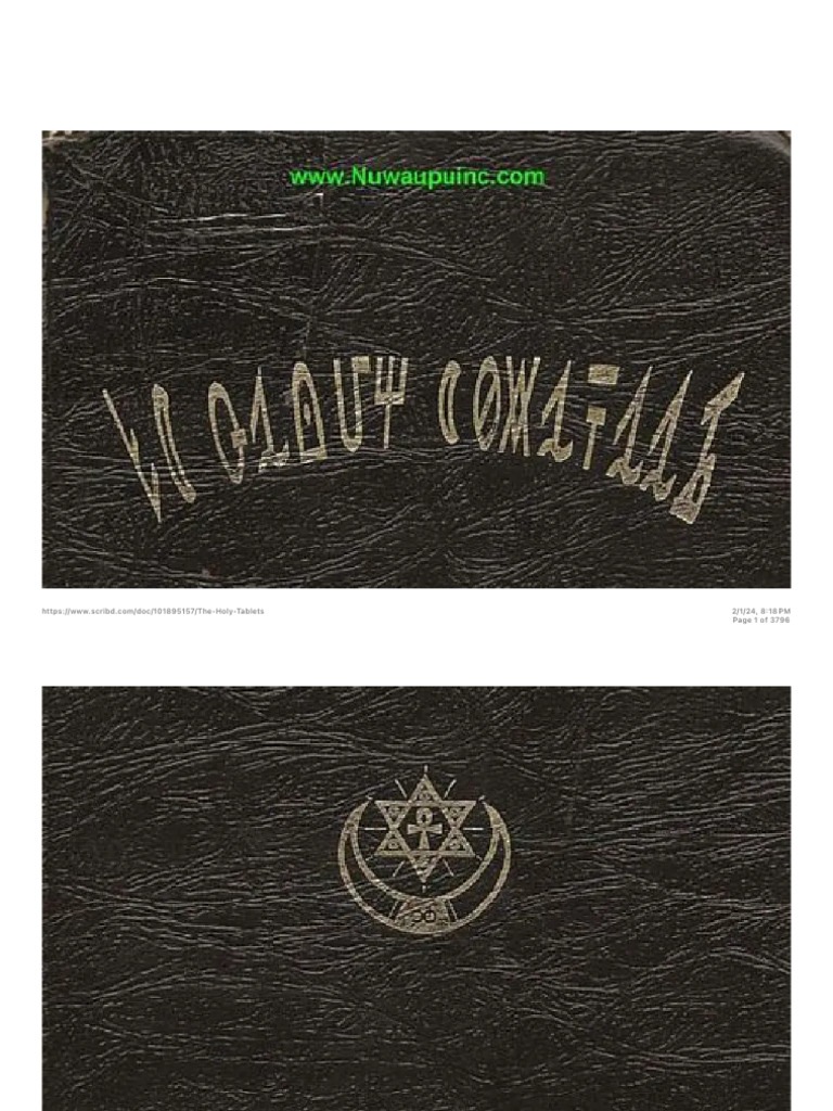 The Holy Tablets PDF PDF