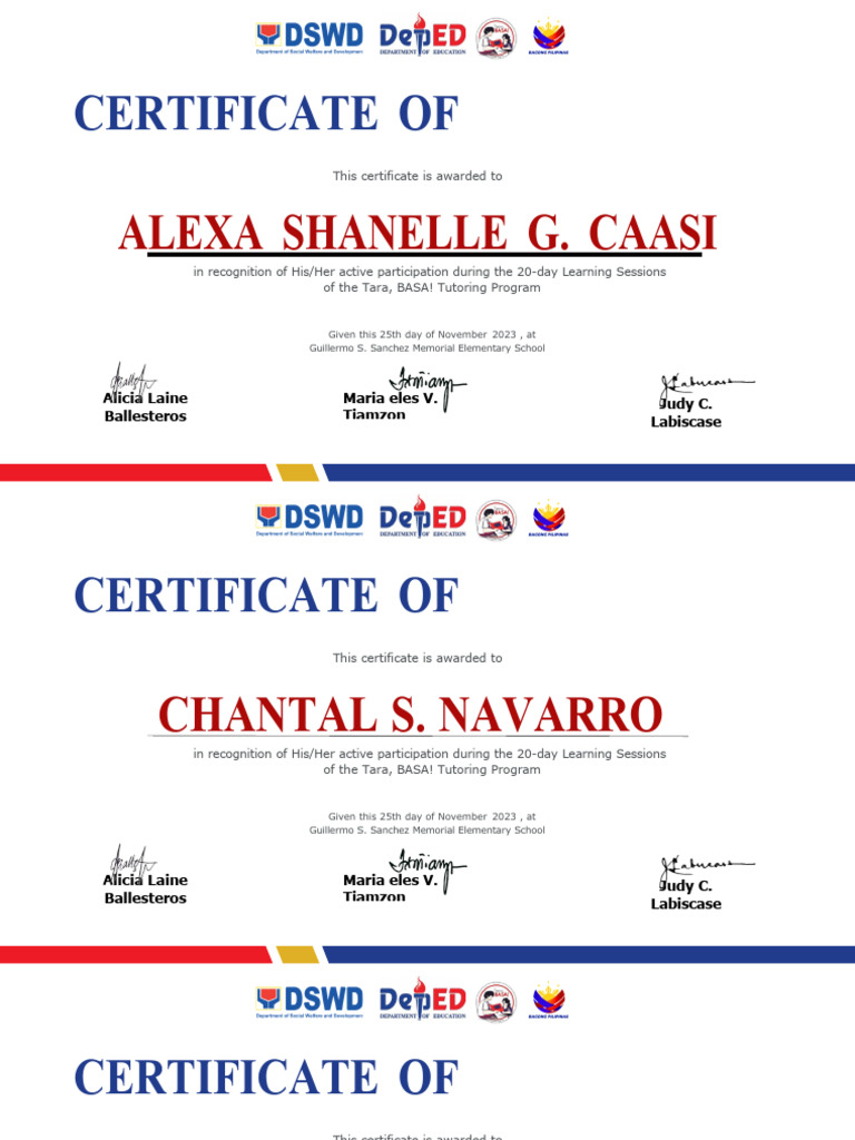Tara Basa Certs e Sign | PDF