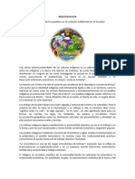 Cosmovision de Lo Pueblos Ecuatorianos