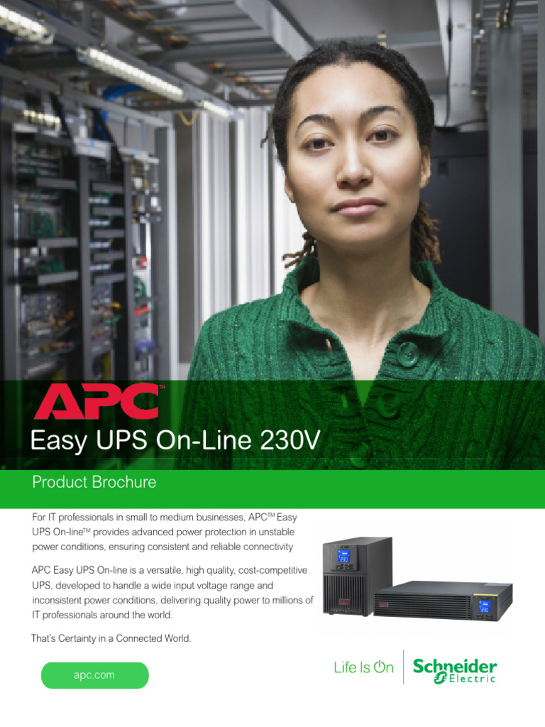 APC Easy UPS On-Line 3000VA Overview | PDF | Mains Electricity ...