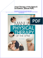 Dwnload full Manual Physical Therapy of the Spine e Book 2nd Edition eBook PDF pdf