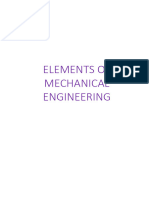 Elements of Mechanical Engineering