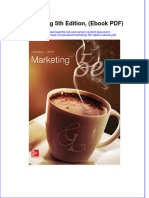 Dwnload Full Marketing 5th Edition Ebook PDF