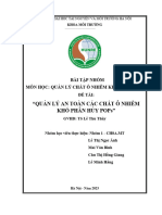 Nhóm 1 - Quản Lý Chất Ô Nhiễm Khó Phân Hủy