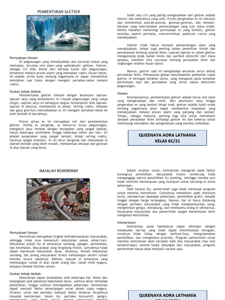 Proses Pembentukan Gletser Alami | PDF