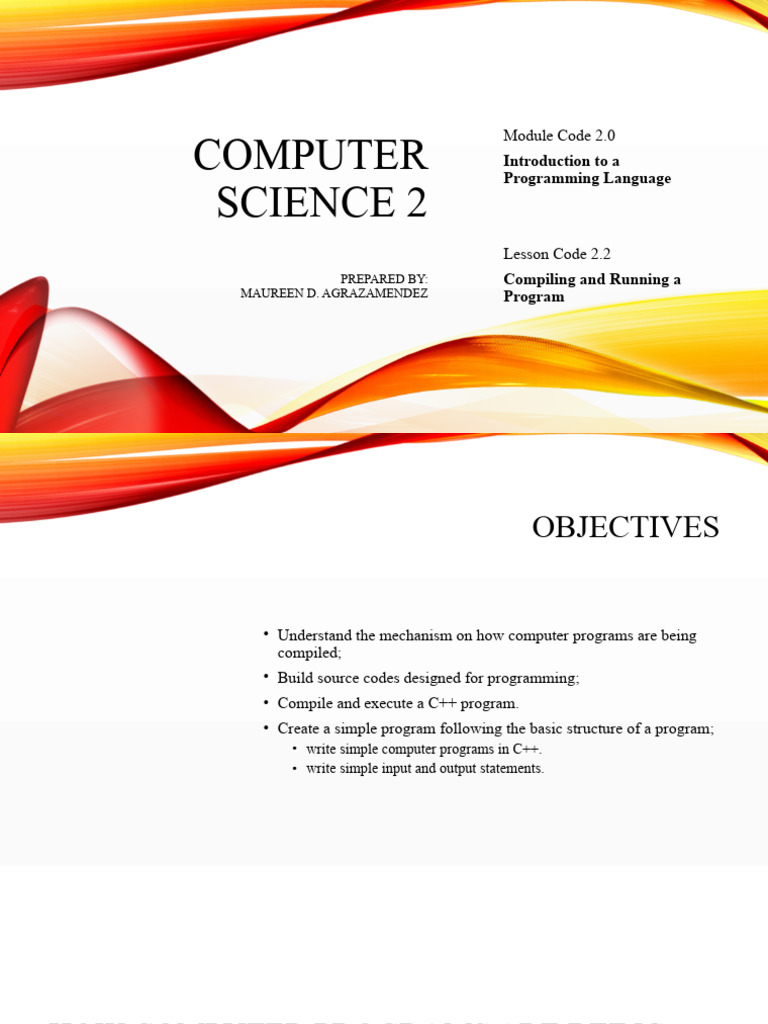 C++ Program Compilation Guide | PDF