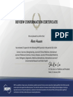Reviewer Certificate 16191479