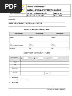 Street Lighting Pole Installation Method | PDF