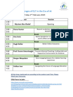 Coference Schedule PDF