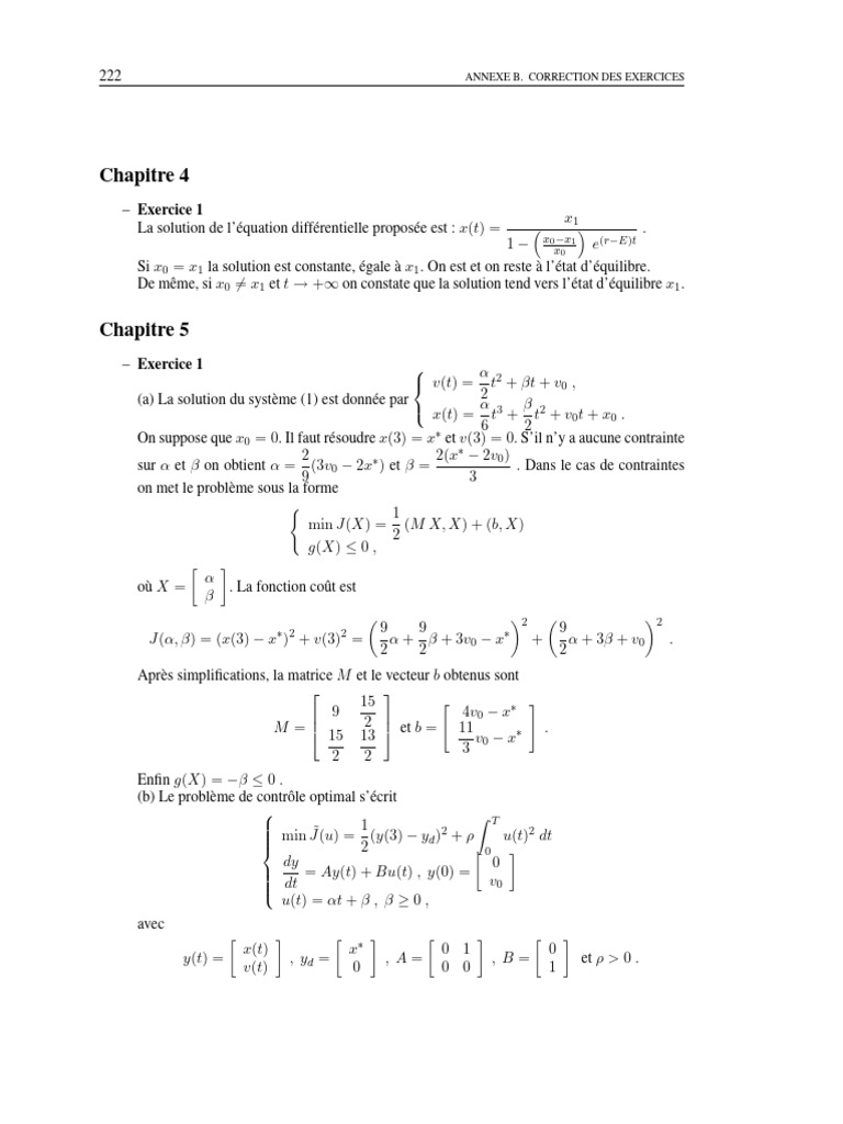 Correction Exercice SC | PDF