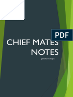 Chiefmate Notes