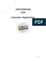 Job Seeker Registration User Manual