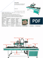 YICAI3050MCV Conveyor Belt Style Screen Printer