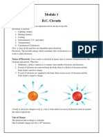 Module 1(DC Circuits)