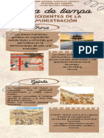 Infografía Linea de Tiempo Ilustrada Papel Con Fotografías