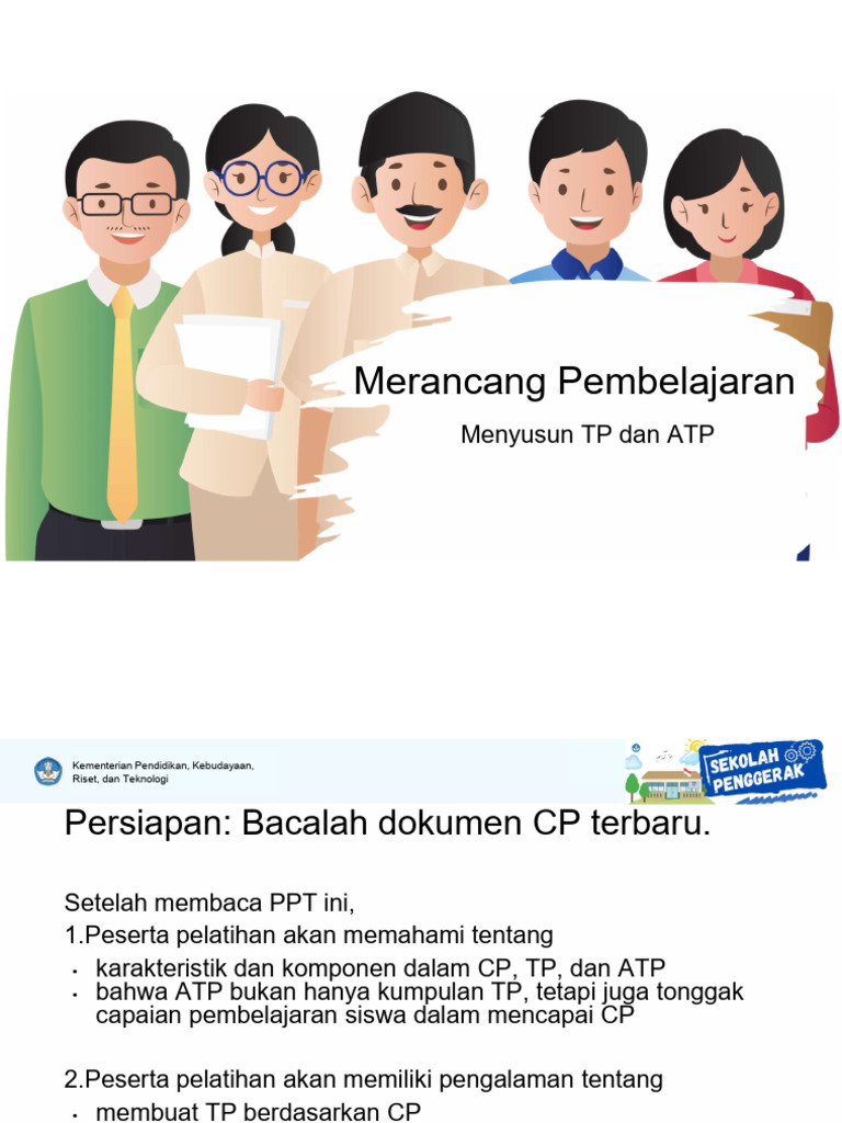 Merancang TP dan ATP dalam Kurikulum | PDF