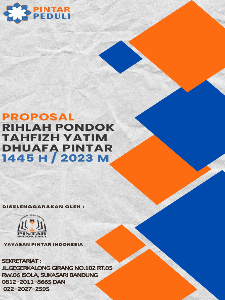 Rihlah Pondok Tahfidz Yatim 2023 | PDF