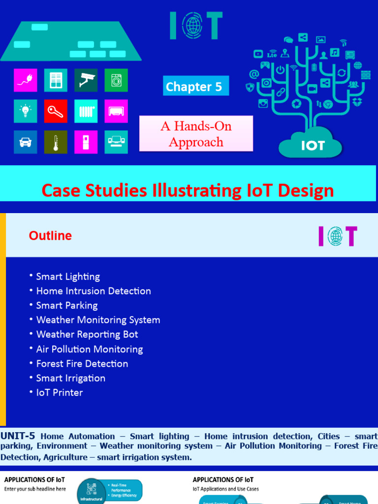 IoT Unit5 CaseStudies | PDF
