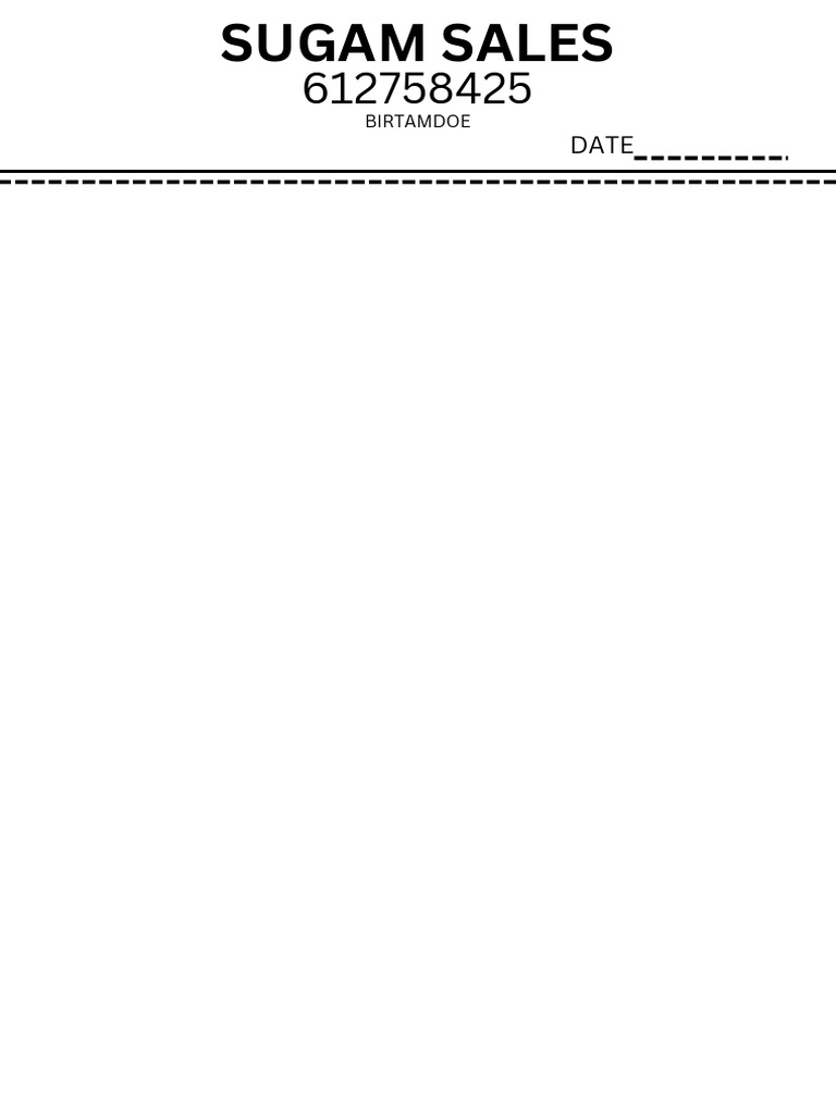 Sugam Sales Letter Pad PDF