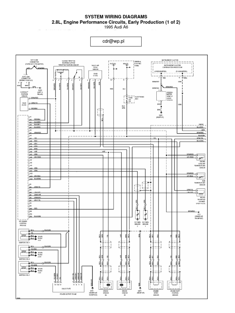 Audi A6 96 Schematy | PDF