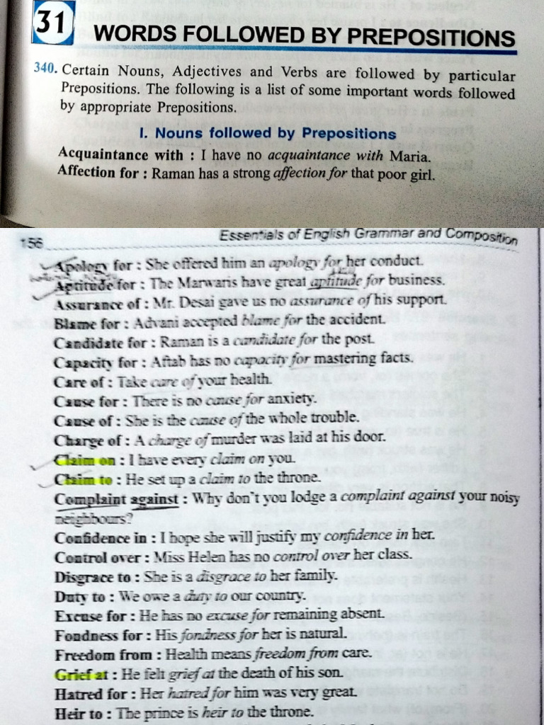 Prepositions Download Free Pdf Linguistics