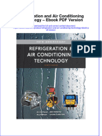 Dwnload Full Refrigeration and Air Conditioning Technology Ebook PDF Version PDF