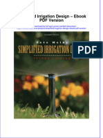 Dwnload Full Simplified Irrigation Design Ebook PDF Version PDF