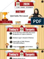 Quit India Movement 01 - Summary Notes - (Victory 2024 - ICSE)