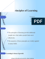 Basic Principles of Learning