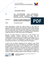 MC Process For British Nationals Who Wish To Obtain Marriage License in The Philippines CAHC Signed