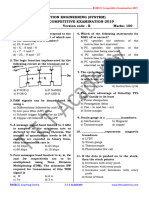 BMRCL Question Paper 2019