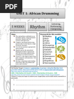 African Drumming Booklet - DIGITAL