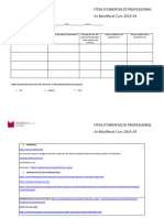 Fitxa D'Orientació Professional 2n Batxillerat Curs 2023-24