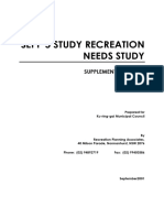 Recreation Needs Study