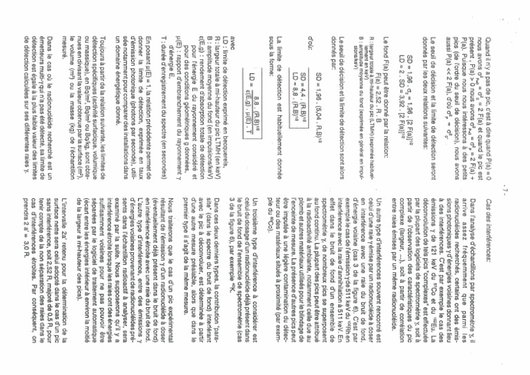 5 PDFsam Seuil Et Limite de Détection PDF