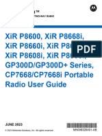 Xir P8600, Xir P8668I, Xir P8660I, Xir P8628I, Xir P8608I, Xir P8600I, Gp300D/Gp300D+ Series, Cp7668/Cp7668I Portable Radio User Guide