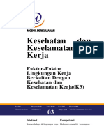 MODUL PERTEMUAN 3 Faktor-Faktor Lingkungan Kerja Berkaitan Dengan K3