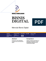 Modul 3 Bisnis Digital - Memulai Bisnis Digital