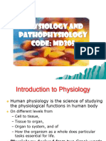 Physiology and Pathophysiology Introduction