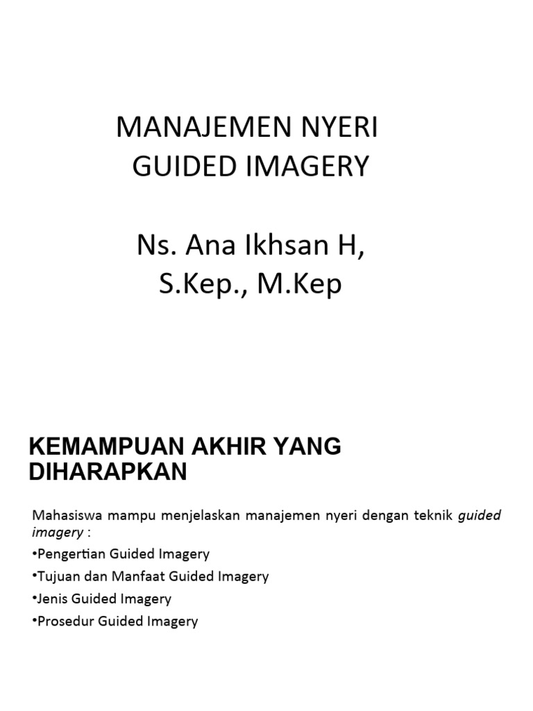 Guided Imagery | PDF