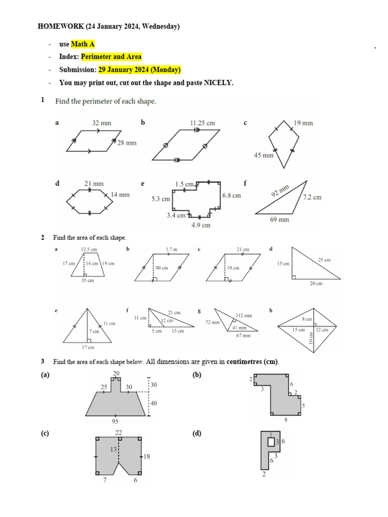 HOMEWORK 24 January 2024 | PDF