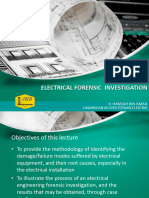 Topic 8 Electrical Forensic Investigation Ir Hamzah Bin Ismail