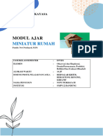 Modul Ajar Prakarya-Rekayasa - Miniatur Rumah - Fase D